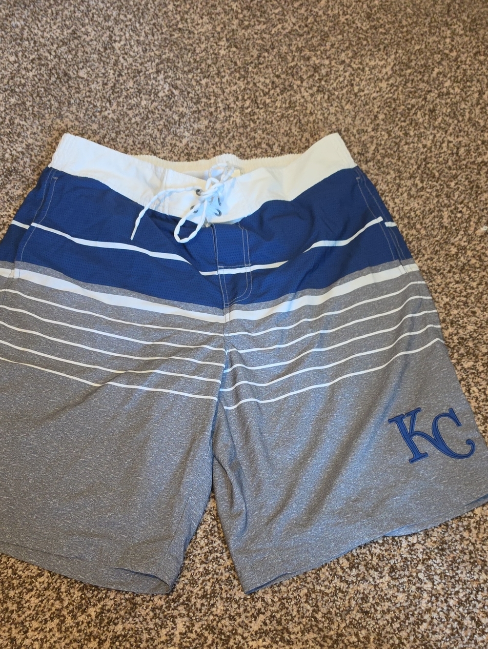 Genuine Merchandise Blue & Gray Men's Athletic Shorts